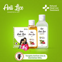 Vcare Anti Lice Shampoo and Oil Combo (Pack of 2), Removes Lice and Nits | Lice Treatment | Head Lice | Lice Egg Removal- 90ml