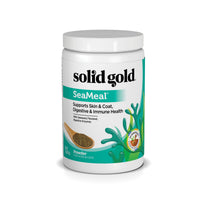 Solid Gold SeaMeal Multivitamin for Cats & Dogs - Kelp Powder Cat & Dog Supplement - Omega 3 & Digestive Enzymes for Skin & Coat, Gut + Immune Support - 1 LB