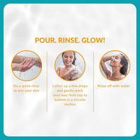 Olivia Body Wash, Tone Brightening Shower Gel With Pure Curcumin Extracts 250Ml - Free From Paraben, Silicone, Harmful Chemicals