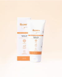 Ikcura Walnut & Coffee Face Scrub with Calendula, Shea Butter Extracts | Deep Pore Cleansing, Hydration Boost, Revitalize and Moisturizer Skin, Reduce Acne & Pimple, 100ml