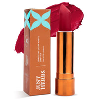 Just Herbs Ultra Matte Bullet Lipstick 4 g & Just Herbs Ultra Matte Bullet Lipstick 4 g & Just Herbs Ultra Matte Bullet Lipstick 4 g (Dreamy Rose)