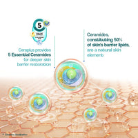 Venusia Ceraplus Lotion for Dry Skin - 5 Essential Ceramides for Deep moisturization & barrier repair I With Oat oil & oat extract,Hyaluronic Acid I Fragrance free body lotion I100ml