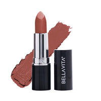 BELLAVITA Comfort Matte Bullet Lipstick| Intense Colour| Creamy Matte Finish| Intense Moisturisation| Smooth Glide| Lipsticks for Women| 4 Hr Stay, Just Nude, 4.2 gm