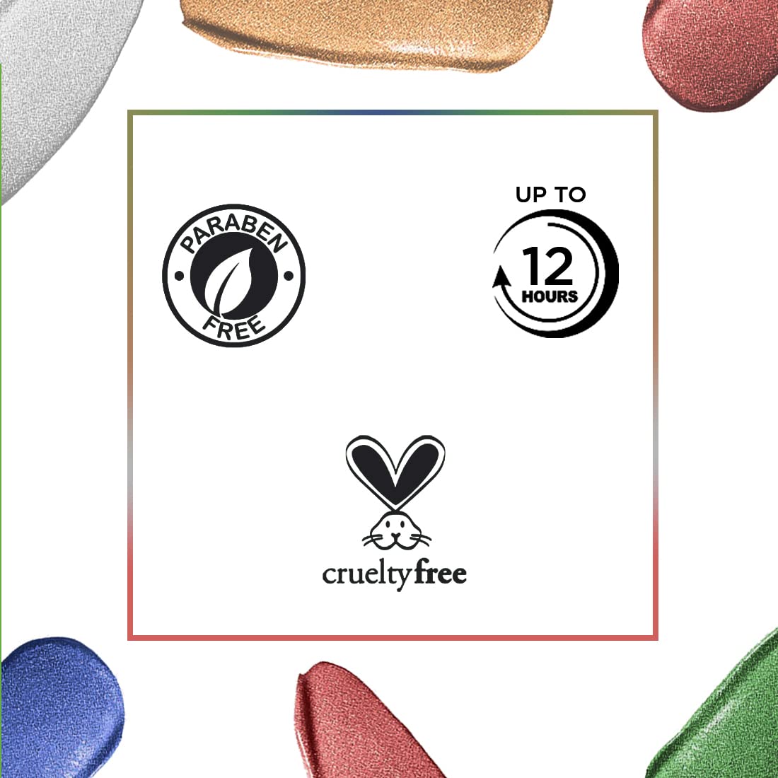 Seven Seas Chrome Liquid Eyeshadow Get Glitter Glow (Green)