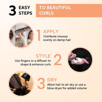 Wella Professionals EIMI Boost Bounce Curl Enhancing Mousse | Anti-Frizz, Volume, Define & Bouncy Curls | 300 ml