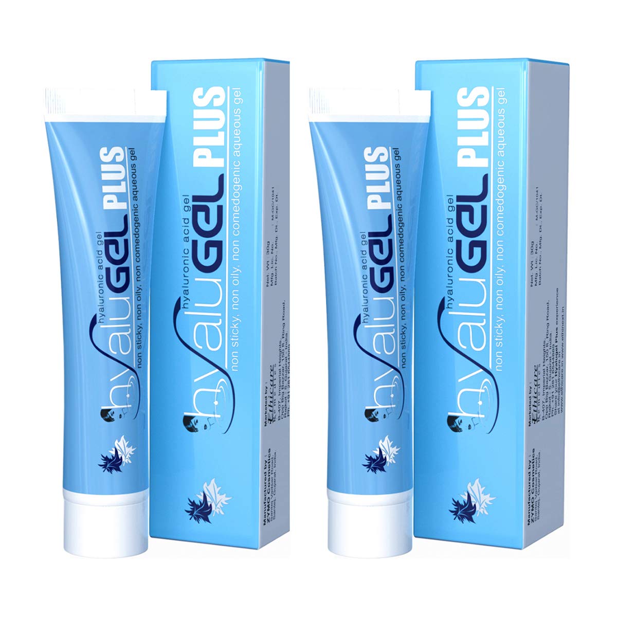 Hyalugel PLUS Moisturizing Gel for Acne (All Skin) 30ml : Pack of 2