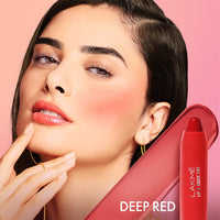 Lakmé Natural Lip Love Lip & Cheek Deep Red