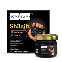 Kapiva Original Himalayan Shilajit/Shilajeet Resin 20g | 250mg/Serving | Energy, Endurance & Vitality | 80 Servings | 100% Ayurvedic Shilajit/Shilajeet