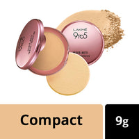 LAKMÉ 9 to 5 Primer with Matte Powder Medium Coverage Foundation Compact for all skin types, Ivory Cream, 9g And 9 to 5 Complexion Care CC Cream, Honey, 30g
