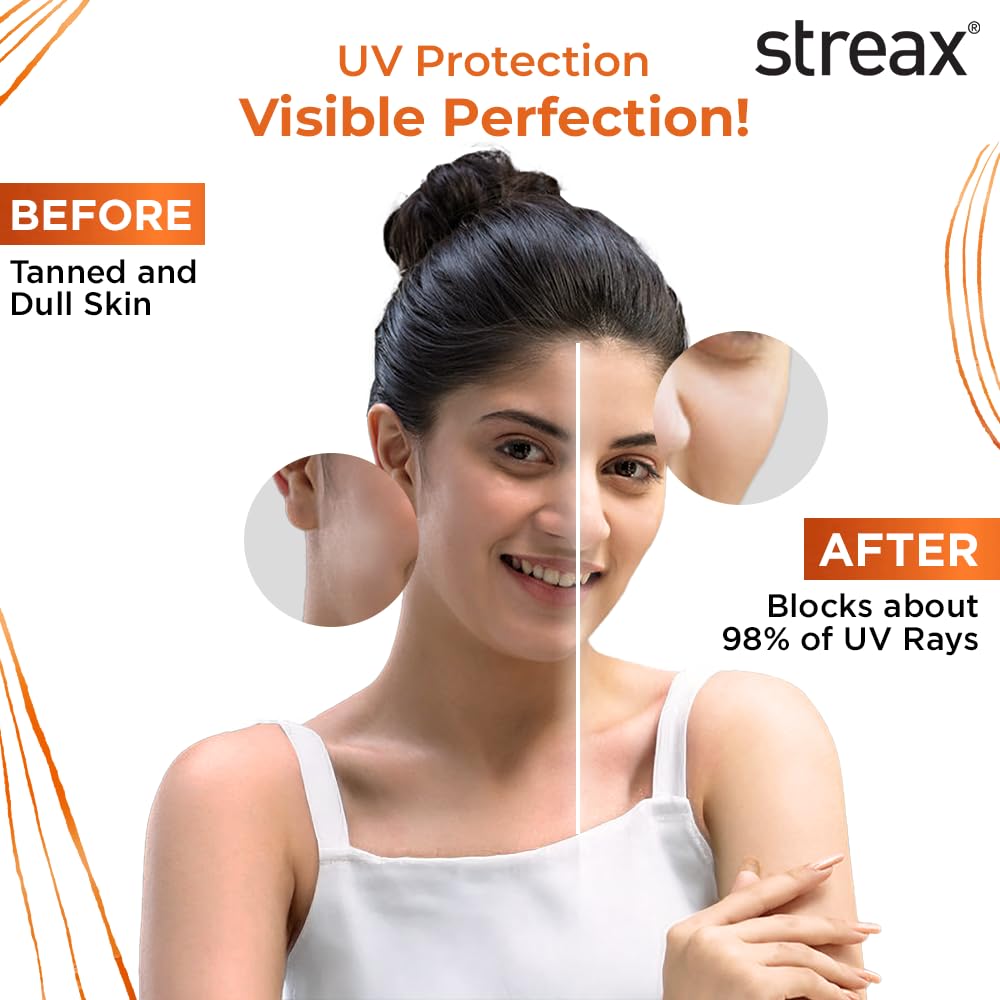 Streax Invisible Matte Gel Sunscreen SPF 50 PA+++, 50g