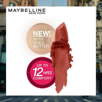 Maybelline New York Matte Lipstick, Intense Colour, 673 Midtown Pink, 3.9g & Maybelline New York Matte Lipstick, Intense Colour, Color Sensational Creamy Matte, 695 Divine Wine, 3.9g