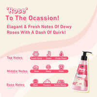 Plum BodyLovin' Feelin' So Rose Shower Gel | SLS-Free Body Wash For Women | Long Lasting Musky Rose Fragrance | Aloe-Infused Nourishing Body Cleanser For Soft & Smooth Skin (240 ml)