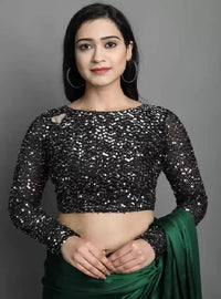 Regolith Designer Sarees for Women 's  Georgette ready to wear sarees for women With Fancy Saree Blouse Piece