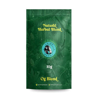 Chimp x Herbs OG Blend 10G - Exotic Himalayan Herbs | 100% Natural Herbs to Relax with Mugwort, Mint & Chamomile | Tobacco Free & Nicotine Free Herbal Tea Blend Mix