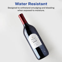 Avery Arched Wine Labels with Sure Feed for Laser Printers, 4.75