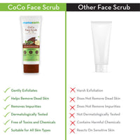 Mamaearth CoCo Face Scrub with Coffee & Cocoa for Rich Exfoliation - 100g