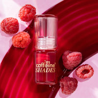mCaffeine Shades Raspberry Lip & Cheek Glow Tint | Multipurpose & Blendable | Longlasting Dewy Finish | Hydrating & Nourishing | Highly Pigmented Gel Formula | Lipstick | Blush for Women - 3 ml
