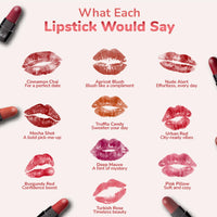 Iba Long Stay Creamy Matte Micro Mini Lipstick Kit | Bullet Matte Lipstick Set | Highly Pigmented and Long Lasting | Hydrating & Moisturizing Mini Lipsticks Set for Women | Mini Lipstick Combo Pack | (Set of 10) 12 g (1.2 g Each)