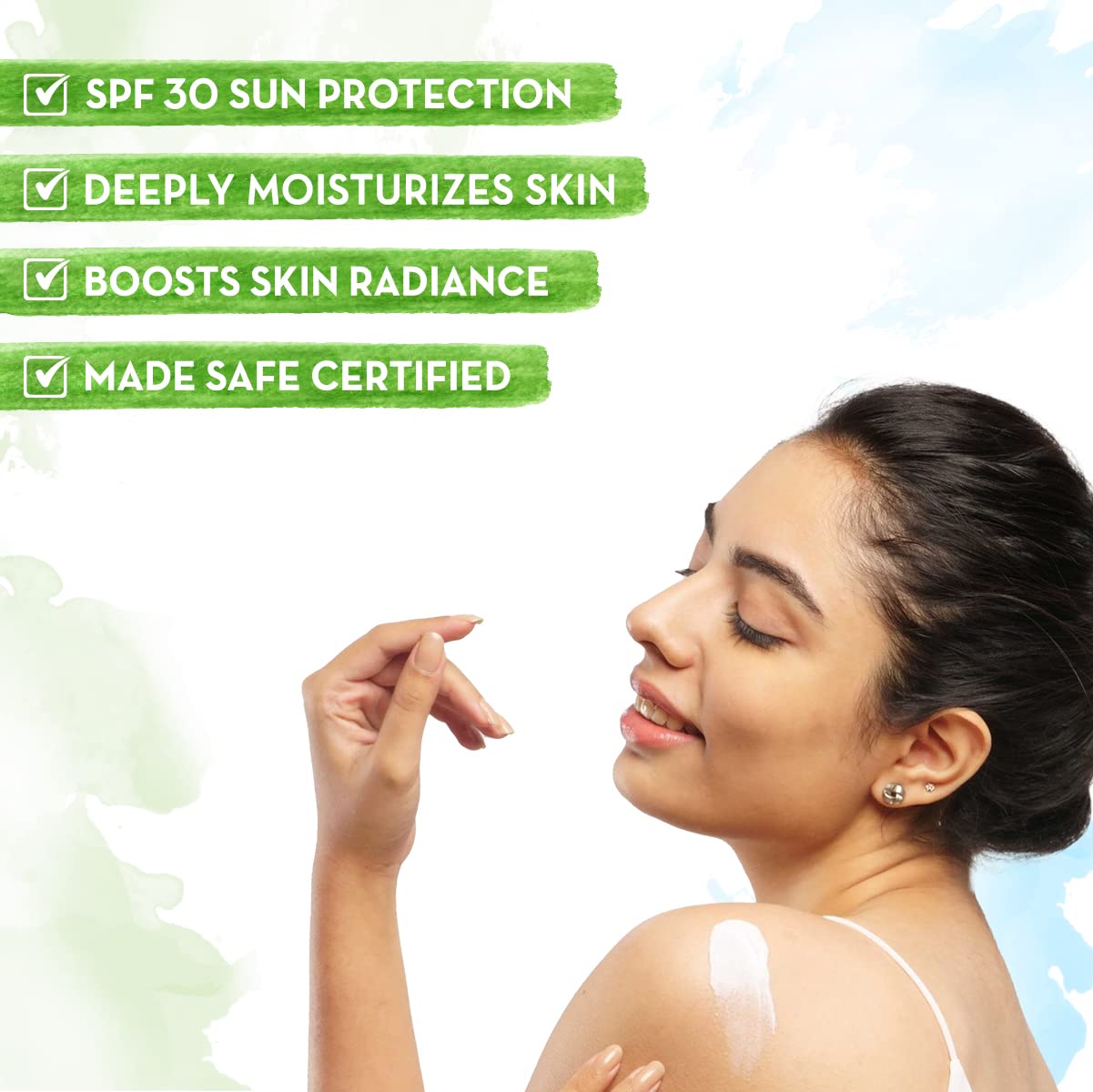 Mamaearth Vitamin C Sunscreen Body Lotion For All Skin Types Body Lotion Spf 30 With Vitamin C & Honey For Radiant Skin -300 Ml (Pack Of 2)