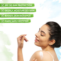 Mamaearth Vitamin C Sunscreen Body Lotion SPF 30 with Vitamin C & Honey for Radiant Skin -300 ml