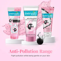 Everyuth Naturals Anti Pollution Pink Clay & Charcoal Face Pack 100g