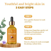 VEDAHARVEST Kumkumadi Oil And Kasturi Manjal/Wild Turmeric | Skin Brightening, Anti Acne, For Glowing Skin,2 Count