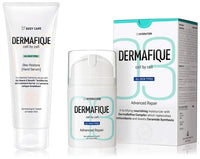 Dermafique Advanced Repair Face Moisturizer for All Skin Types, Dermatologist Tested, Night Cream 50 g and Dermafique Oleo Restore Hand Serum | 50g | hydrating hand serum, Vit- E infused,all skin type