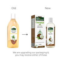 INDUS VALLEY Bio Organic Extra Virgin Organic Coconut Oil For Hair And Skin Care - (200ml)