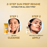 Ponds Sun Miracle SPF 50 PA++ Sunscreen Serum - Protect & Bright, With 1.25% Niacinamide, Prevent & Fade Dark Spots, Lightweight, No White Cast 14ml