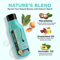 ORGATRE Total Curls Shampoo - 250ml | Rice Water & Argan Oil | Defines & Nourishes Curly Hair | Moisturizing Shampoo for Men & Women