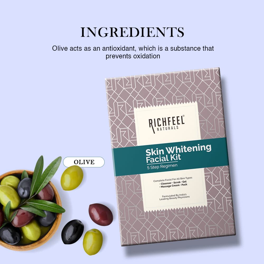 Richfeel Skin Whitening Facial Kit, 5gx50g