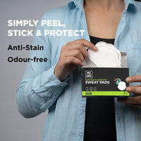 FURR Underarm Roll-On 40ml & Sweat Pads Folded 7 Pairs Combo – Long-Lasting Fresh Aqua Freshness and Protection, Odor Control, Comfortable Wear, Easy Application