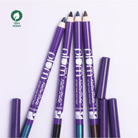 Plum Naturstudio All-Day-Wear Kajal | Water & Smudge-Proof | 24-Hour Long Stay | Intense Matte Black | Gel Finish | 2-In-1 Kajal & Eyeliner | Suitable for Sensitive Eyes & Contact Lenses | Includes Sharpener | 1.2g