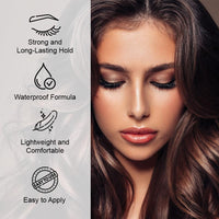 Lakyou Beauty Waterproof Eyelash Glue Clear Tone | Long-Lasting, Strong Hold | 6ml | Ideal for False Lashes