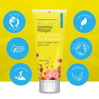 Aroma Magic Grapefruit Face Wash for Brightening & Pore tightening |For Oily Skin| 100 ml | Pack of 1