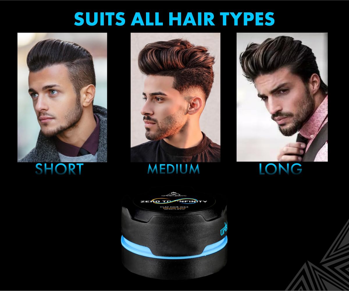 Urbangabru Zero to Infinity Hair Wax - 50 Gram | Matte Finish & Strong Hold