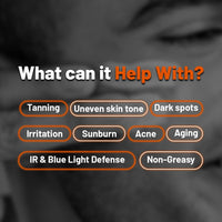 Hivado Men’s Sunscreen SPF 50 PA++++ | No White Cast, Prevents Sun Tan | Lightweight, Non-Greasy, Hydrating & Brightening Formula | UVA + UVB Broad Spectrum Sun Protection | With Mimiskin™ | For All Skin Types | 50ml