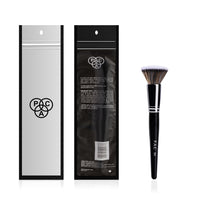 PAC Makeup Kit Foundation Brush | Synthetic Bristle Makeup brush | Face Brush for Cream, Liquid And Powder Formulation | Medium Coverage Application | Black - 1 Brush