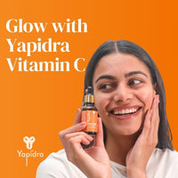 Yapidra Vitamin C 20% Face Serum | Brightening & Hydrating with Ferulic Acid & L-Glutathione | Boosts Radiance, Fights Oxidative Stress, Improves Texture | Lightweight | For All Skin Types | 30ml