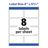 Avery Printable Shipping Labels with Sure Feed, 2