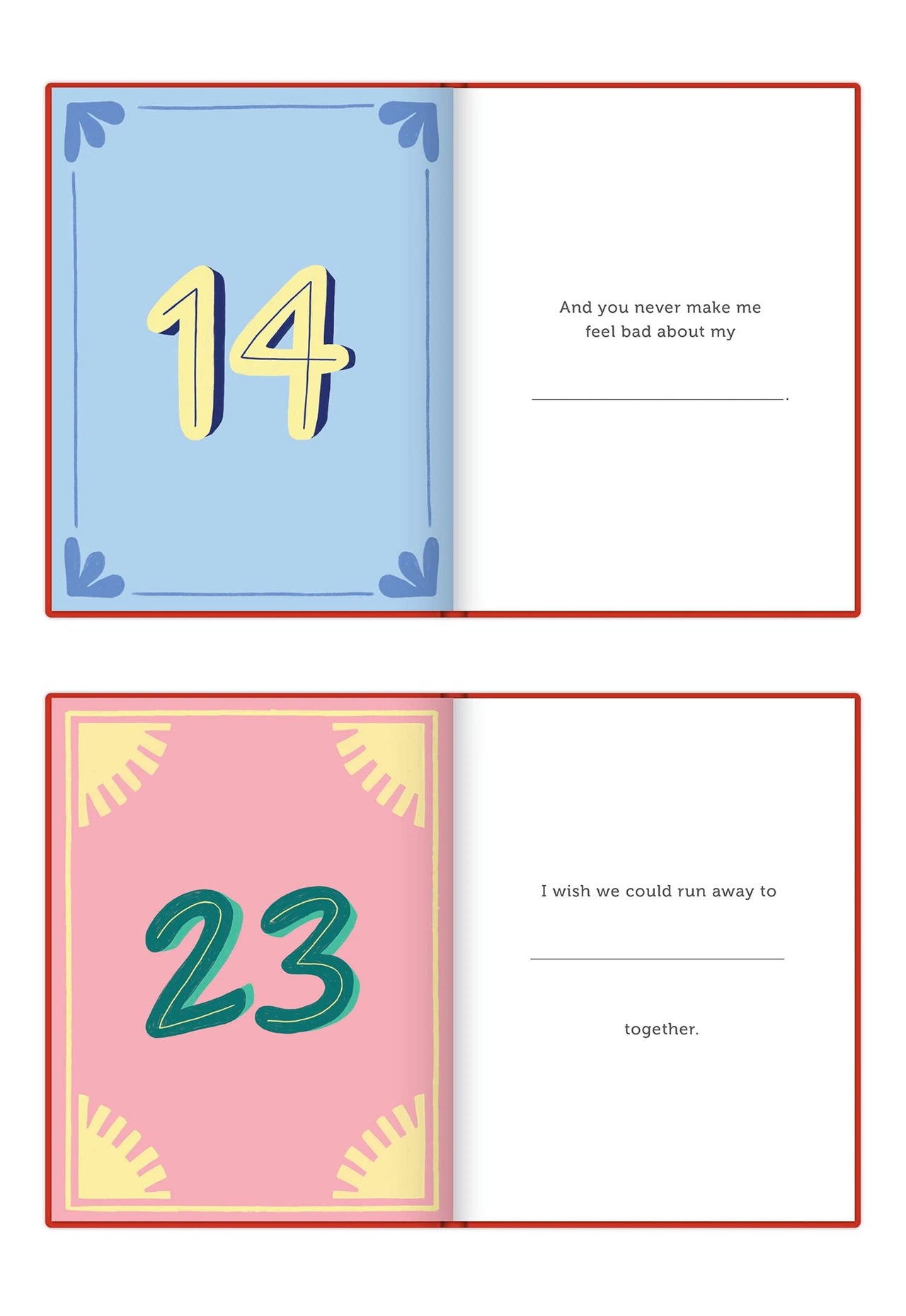 Em & Friends About You Book Fill in the Love Fill-in-the-Blank Book Gift Journal, 4.10 x 5.40-inches