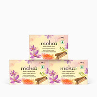 Moha: Kesar Chandan Soap | Grade 1 | 100g X 3 = 300gm