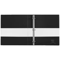 Avery Two-Tone Durable 3 Ring Binder, 1 Inch Slant Rings, Black/White View Binder (17286) 1
