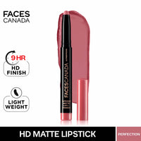 FACES CANADA Ultime Pro HD Intense Matte Lips + Primer - Perfection 01 & FACES CANADA Ultime Pro HD Intense Matte Lipstick + Primer - Tea Rose (Nude)