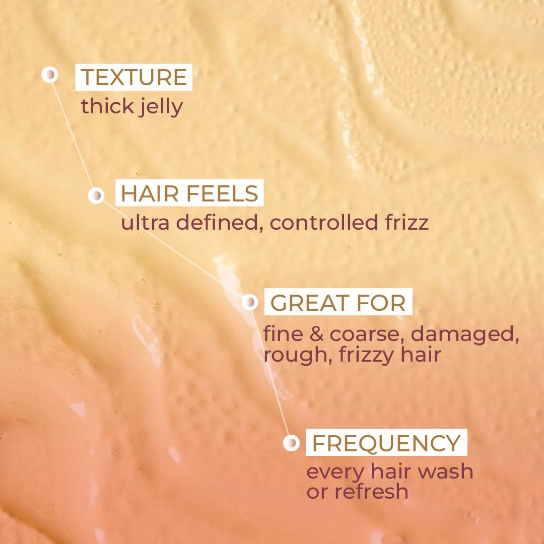 Ashba Botanics Flaxseed Curling Custard For Wavy, Curly, Frizzy & Coily Hair | Argan, Avacado Oil, Shea Butter | Provides Moisture, Controls Frizz, Strong Hold | Phthalates & Parabens Free (ml, 175)