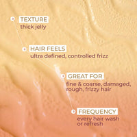 Ashba Botanics Flaxseed Curling Custard For Wavy, Curly, Frizzy & Coily Hair | Argan, Avacado Oil, Shea Butter | Provides Moisture, Controls Frizz, Strong Hold | Phthalates & Parabens Free (ml, 175)