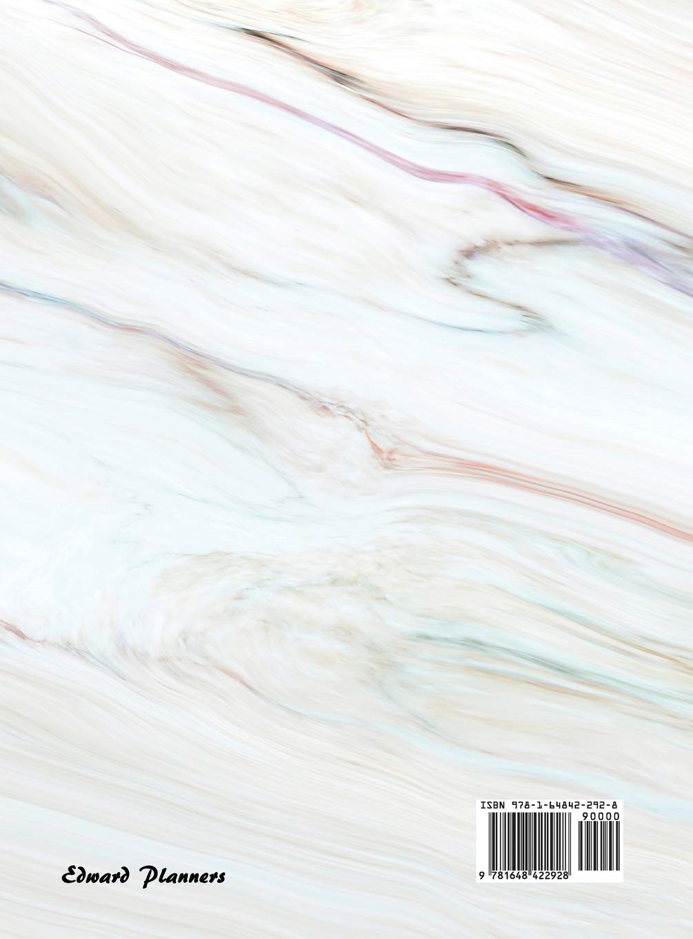 2021-2025 Monthly Planner Hardcover: Large Five Year Planner with Marble Cover