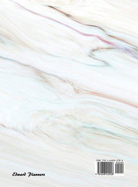 2021-2025 Monthly Planner Hardcover: Large Five Year Planner with Marble Cover