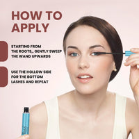 Shryoan Cool as Ice !!! Mascara | Long Lasting with Easy Application, Waterproof & Smudge Proof and Matte Finish with Volume Lashes Mascara (8ml) (Black)