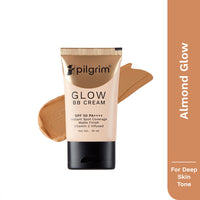 Pilgrim Almond Glow 3-In-1 Medium BB Cream SPF 50 PA++++ With Niacinamide, Hyaluronic Acid & Vit C For All Skin